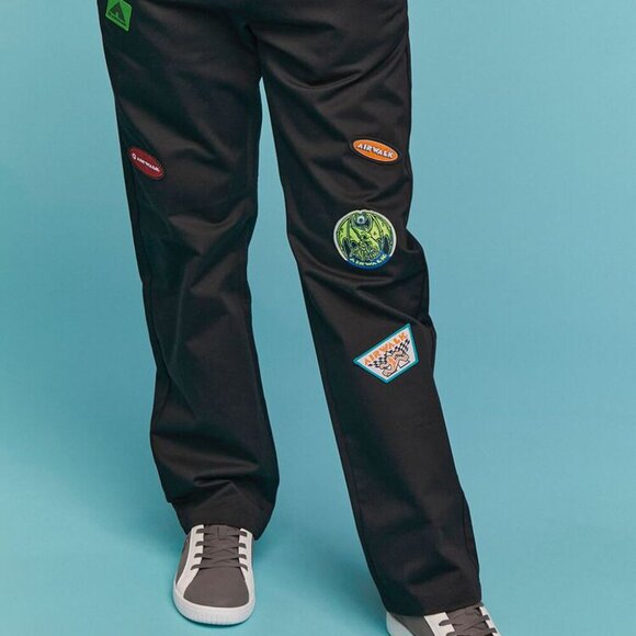 Airwalk Patch Chino Skater Pants 34x32 NWT - Picture 1 of 5